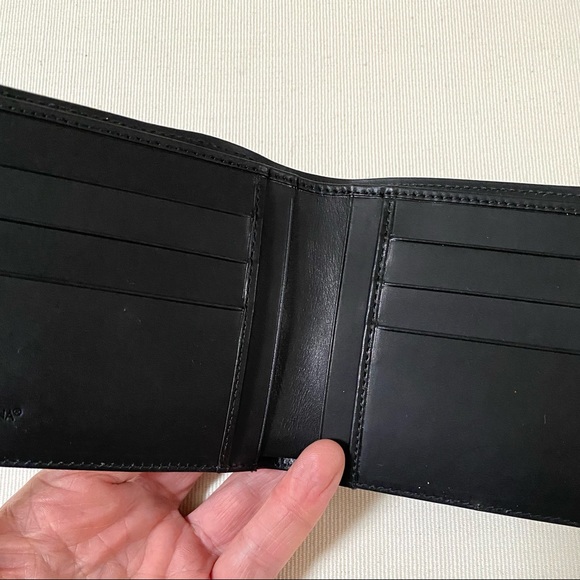 DOLCE & GABBANA MEN’S LEATHER BIFOLD WALLET, VINTAGE, RARE GRN/BLK, NEW W/ TAGS - Picture 10 of 15